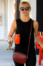 JULIANNE HOUGH at Alfred Coffee in West Hollywood 10/10/2017