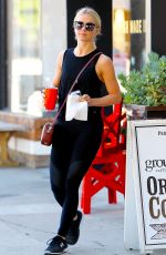 JULIANNE HOUGH at Alfred Coffee in West Hollywood 10/10/2017