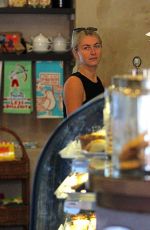JULIANNE HOUGH at Alfred Coffee in West Hollywood 10/10/2017