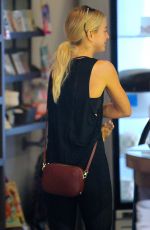 JULIANNE HOUGH at Alfred Coffee in West Hollywood 10/10/2017