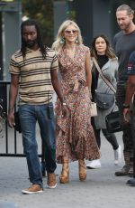 JULIANNE HOUGH at Extra in Los Angeles 10/03/2017