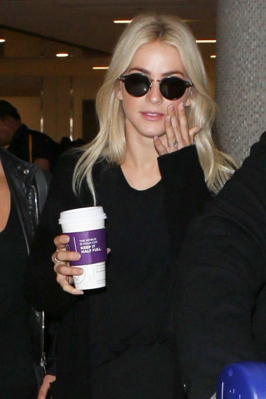 JULIANNE HOUGH at Los Angeles International Airport 10/18/2017