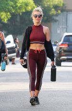 JULIANNE HOUGH Leaves a Gym in Studio City 10/18/2017