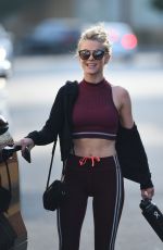 JULIANNE HOUGH Leaves a Gym in Studio City 10/18/2017