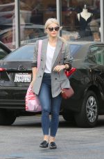 JULIANNE HOUGH Leaves Urban Outfitters in Studio City 10/20/2017