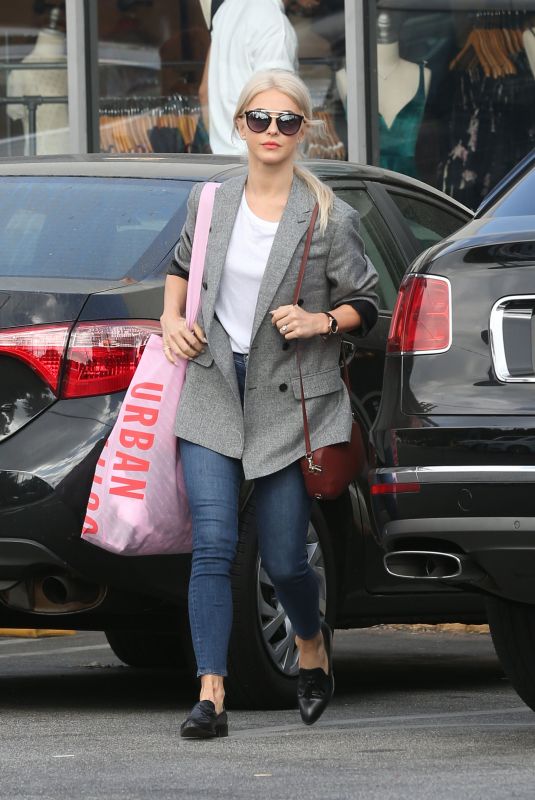 JULIANNE HOUGH Leaves Urban Outfitters in Studio City 10/20/2017