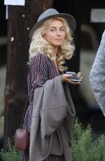 JULIANNE HOUGH on the Set of Bigger in Birmingham 10/26/2017