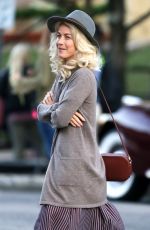 JULIANNE HOUGH on the Set of Bigger in Birmingham 10/26/2017
