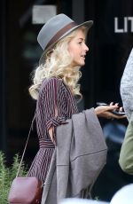 JULIANNE HOUGH on the Set of Bigger in Birmingham 10/26/2017