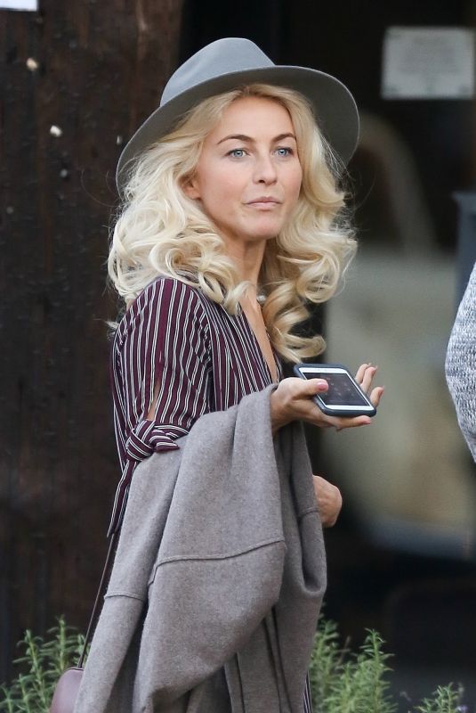 JULIANNE HOUGH on the Set of Bigger in Birmingham 10/26/2017