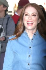 JULIANNE MOORE Arrives at The View Studios in New York 10/18/2017