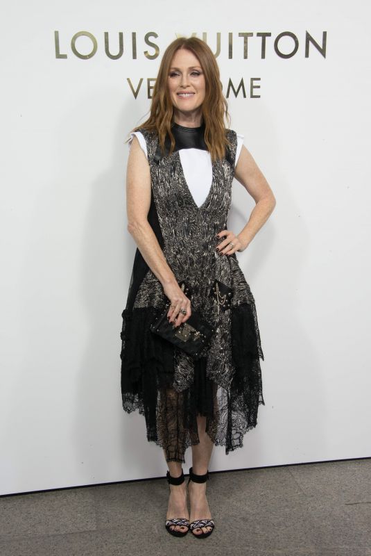 JULIANNE MOORE at Louis Vuitton’s Boutique Opening at Paris Fashion Week 10/02/2017