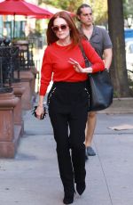 JULIANNE MOORE Out and About in New York 10/10/2017