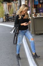 JULIE BENZ in Ripped Jeans Out in Hollywood 10/03/2017