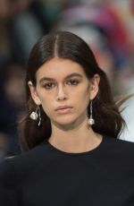 KAIA GERBER at Valentino Runway Show at Paris Fashion Week 10/01/2017