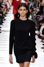 KAIA GERBER at Valentino Runway Show at Paris Fashion Week 10/01/2017
