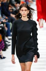 KAIA GERBER at Valentino Runway Show at Paris Fashion Week 10/01/2017