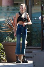 KAIA GERBER Leaves Ollo Restaurant in Malibu 10/11/2017