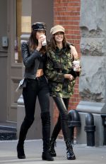 KAIA GERBER Out for Coffee with a Friend in New York 10/30/2017
