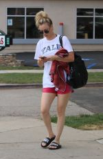 KALEY CUOCO Leaves a Gym in Studio City 10/03/2017