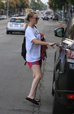KALEY CUOCO Leaves a Gym in Studio City 10/03/2017