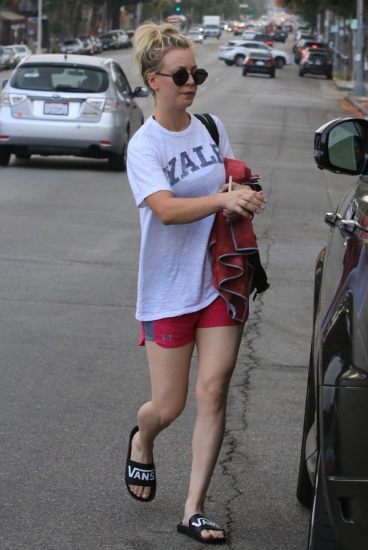 KALEY CUOCO Leaves a Gym in Studio City 10/03/2017