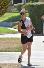 KALEY CUOCO Leaves Yoga Class in Los Angeles 10/02/2017