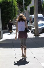 KAREN GILLAN Heading to a Gym in Beverly Hills 10/10/2017