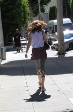 KAREN GILLAN Heading to a Gym in Beverly Hills 10/10/2017