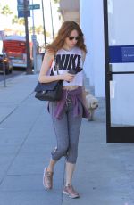 KAREN GILLAN Heading to a Gym in Beverly Hills 10/10/2017