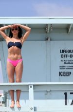 KARINA SMIRNOFF in Bikini at a Beach in Santa Monica 10/29/2017