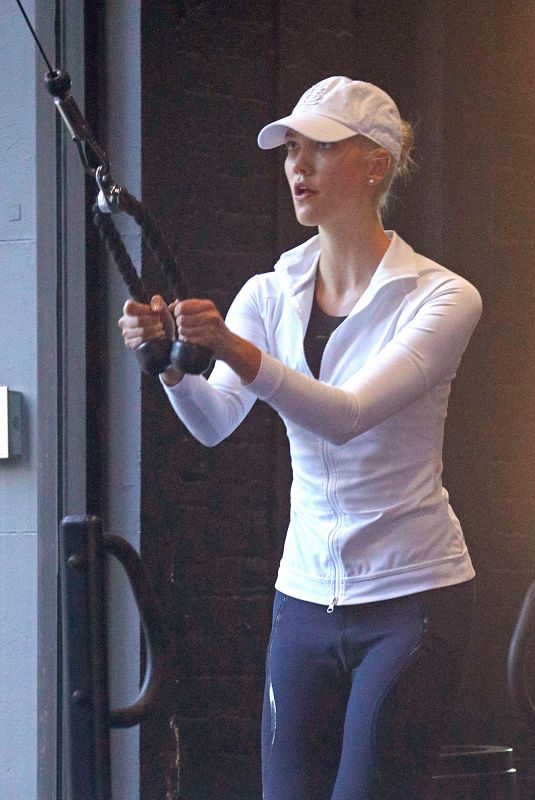 KARLIE KLOSS at a Gym in New York 10/19/2017