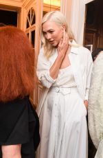 KARLIE KLOSS at CFDA and Vogue Fashion Fund Americans in Paris Cocktail in Paris 09/30/2017