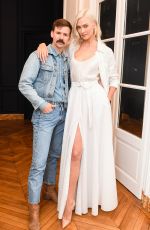 KARLIE KLOSS at CFDA and Vogue Fashion Fund Americans in Paris Cocktail in Paris 09/30/2017