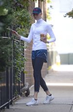 KARLIE KLOSS Training for Upcoming NYC Marathon in New York 10/04/2017