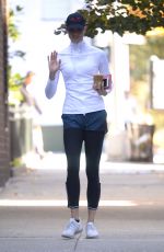KARLIE KLOSS Training for Upcoming NYC Marathon in New York 10/04/2017