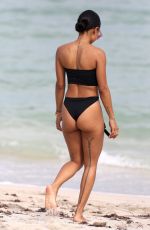 KARRUECHE TRAN in Swimsuit on the Beach in Miami 10/18/2017