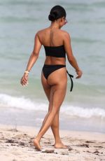 KARRUECHE TRAN in Swimsuit on the Beach in Miami 10/18/2017