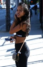 KARRUECHE TRAN in Tights Out in Los Angeles 10/04/2017