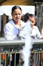 KARRUECHE TRAN Shopping at The Grove in Los Angeles 10/02/2017