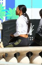 KARRUECHE TRAN Shopping at The Grove in Los Angeles 10/02/2017