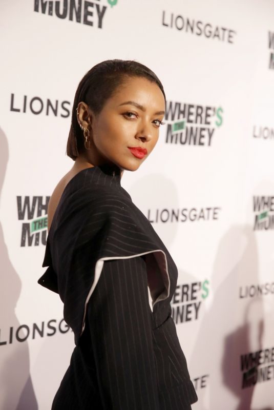 KAT GRAHAM at Where’s the Money Premiere in Los Angeles 10/18/2017