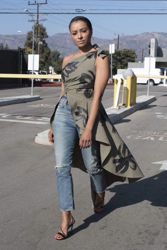 KAT GRAHAM Leaves Extra TV in Los Angeles 10/18/2017