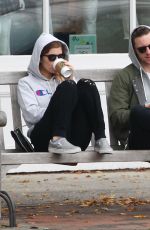 KATE MARA and Jamie Bell Out for Coffee in New York 10/08/2017