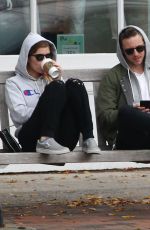 KATE MARA and Jamie Bell Out for Coffee in New York 10/08/2017