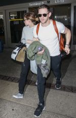 KATE MARA and Jamie Bell Out in Los Angeles 10/13/2017