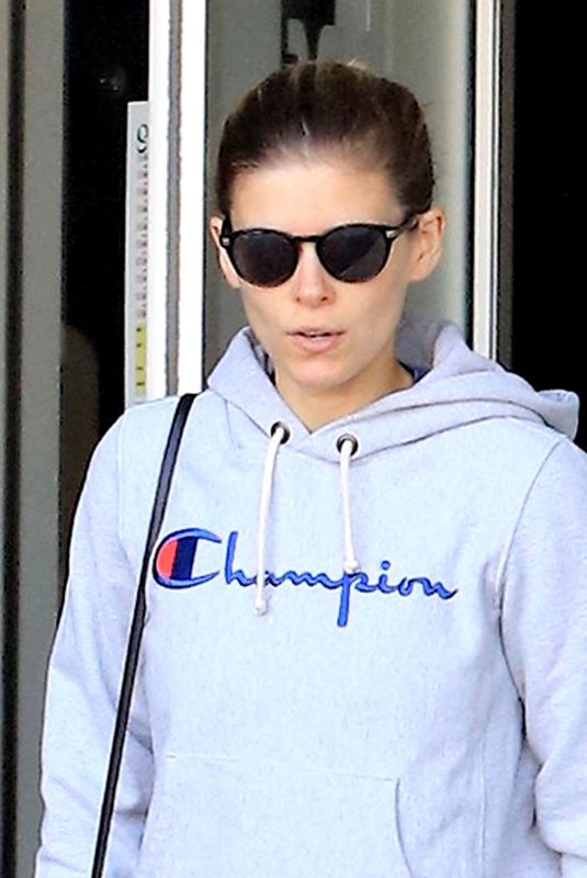 KATE MARA Leaves Bar Method Gym in Silverlake 10/14/2017