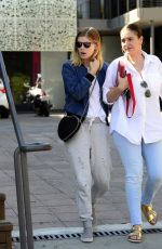 KATE MARA Leaving Cafe Gratitude with a Friend 10/03/2017