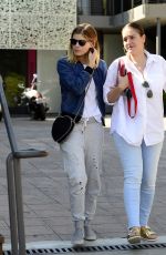 KATE MARA Leaving Cafe Gratitude with a Friend 10/03/2017
