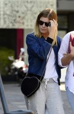KATE MARA Leaving Cafe Gratitude with a Friend 10/03/2017